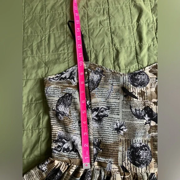 Hot Topic Spin Doctor Luna printed gothic dress - Picture 13 of 16